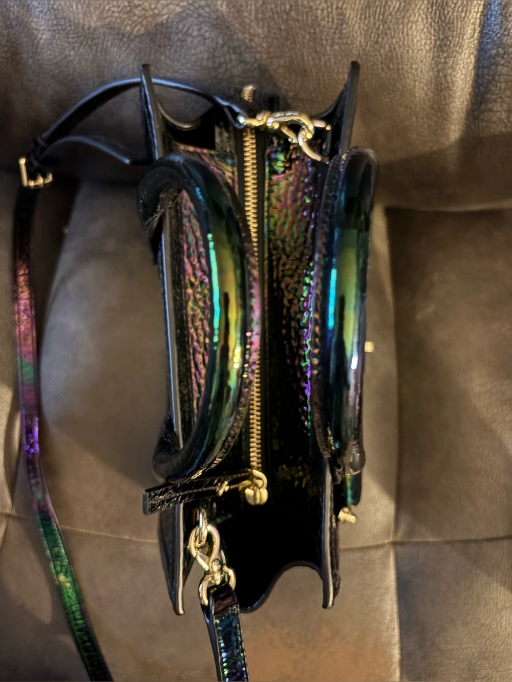 Henri Bendel Rivington Mini Petrol tote - Picture 7 of 15